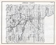 Johnson County Map, Iowa State Atlas 1930c